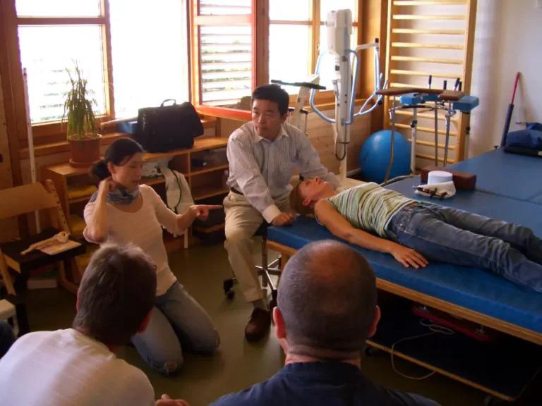 スイスでの治療風景